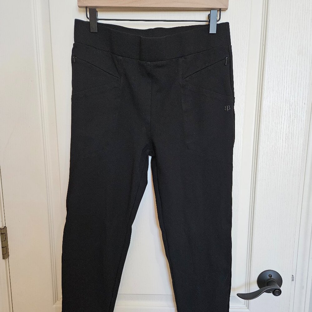 Betabrand Skinny-Leg | SoHo Joggers (Black) - Large